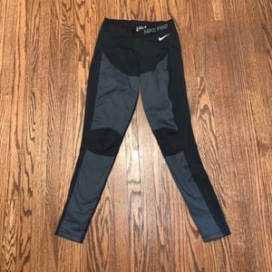 Nike Pro Dri-Fit Black And Gray Training Pants